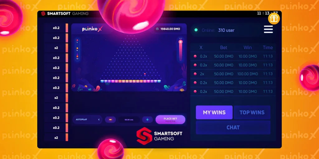 Plinko Smartsoft Gaming