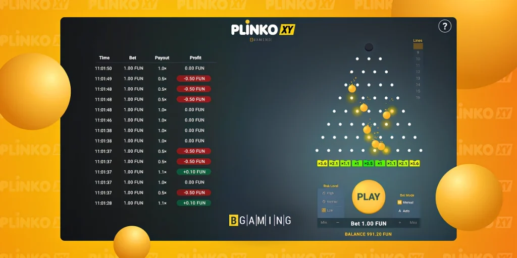 Plinko XY